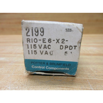 Potter & Brumfield R10-E6-X2-115V AC Relay R10-E6-X2-115VAC