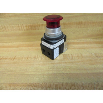 Allen Bradley 800T-FXTQH2RA1 Red Push Button - Used