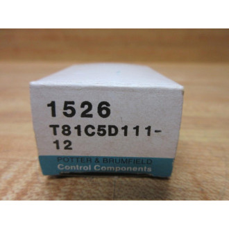 Potter & Brumfield T81C5D111-12 AMF Relay T81C5D11112