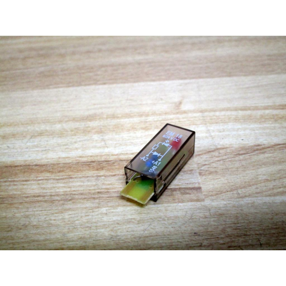 Tyco EM-18-624VDC Protection Module For Relays EM18 624 V DC - Used