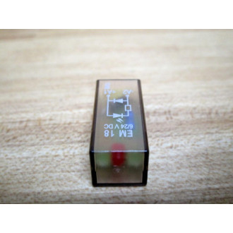 Tyco EM-18-624VDC Protection Module For Relays EM18 624 V DC - Used