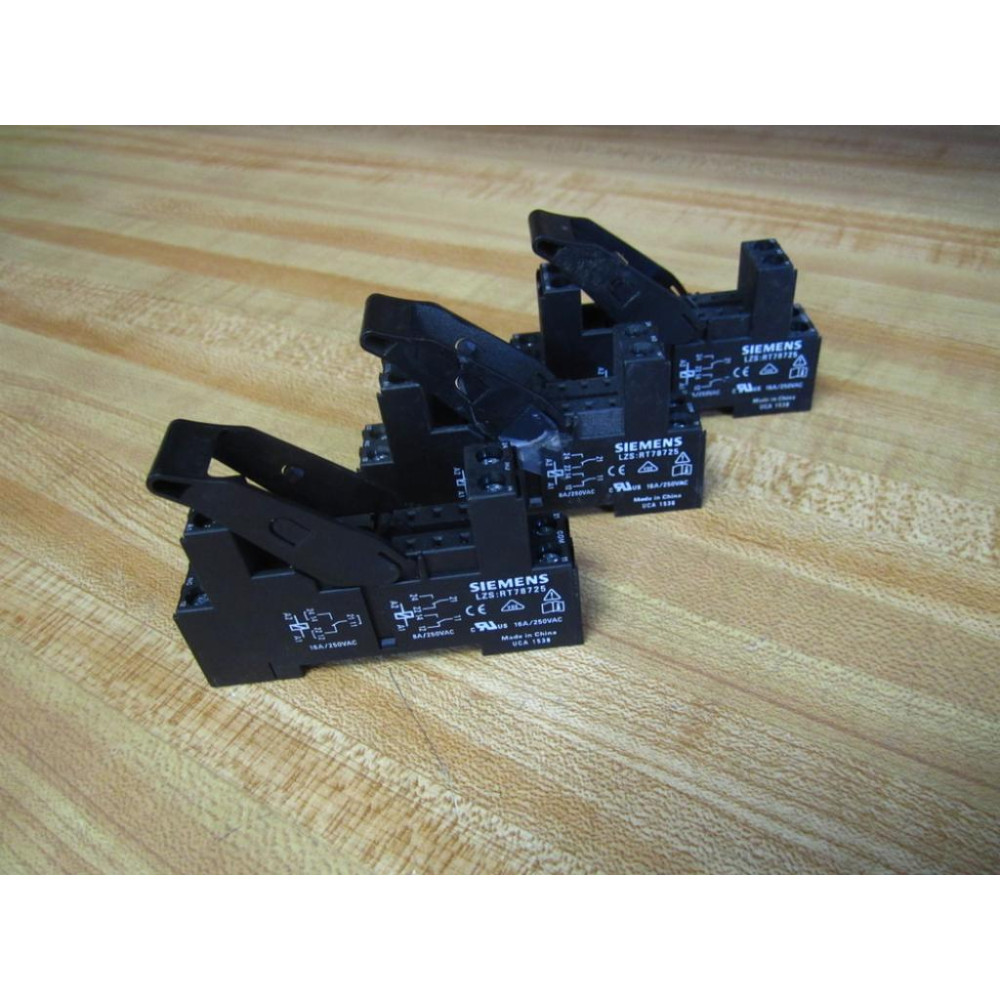Siemens LZS:RT78725 Relay LZS RT78725 (Pack of 3) - Used