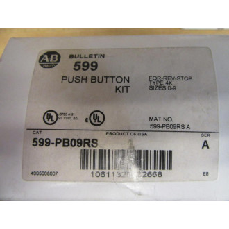 Allen Bradley 599-PB09RS Enclosure Switch Kit
