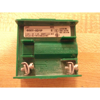 Allen Bradley 800T-XD1P Contact Block 800TXD1P Series F - Used