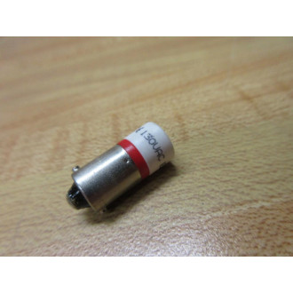 EBT EBT-130VAC Miniature Lamp Light Bulb Red 130VAC - New No Box