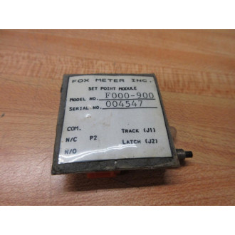 Fox Meter F000900 Set Point Module - Used