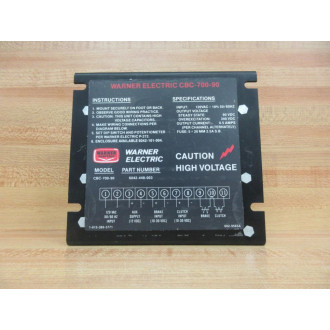 Warner Electric CBC-700-90 Clutch Brake Control CBC70090 - Used