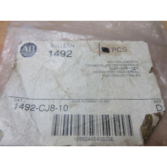 Allen Bradley 1492-CJ8-10 Center Jumper 1492CJ810 Various Lengths (Pack of 6)