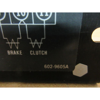 Warner Electric 602-9605A PCL Machine Control 6029605A - Used