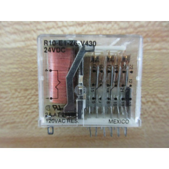 AMF Potter & Brumfield R10-E1-Z6-V430-24V DC Relay R10-E1-Z6-V430-24VDC - Used