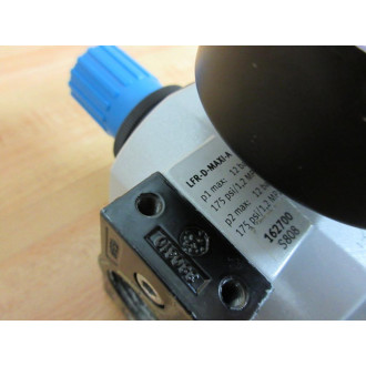 Festo LFLFRFRC-D-MAXI:ERS Bowl 646230 With 162700 S808 And Gauge - Used