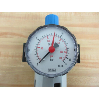 Festo LFLFRFRC-D-MAXI:ERS Filter Bowl With 162700 S808 And Gauge - Used