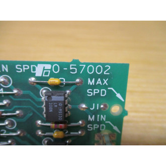 Reliance 0-57002 Pre-Set Speed Interface Card O-57002 705358-50A - Used