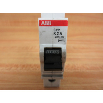 ABB S271 K2A 2A Circuit Breaker S271K2A - Used