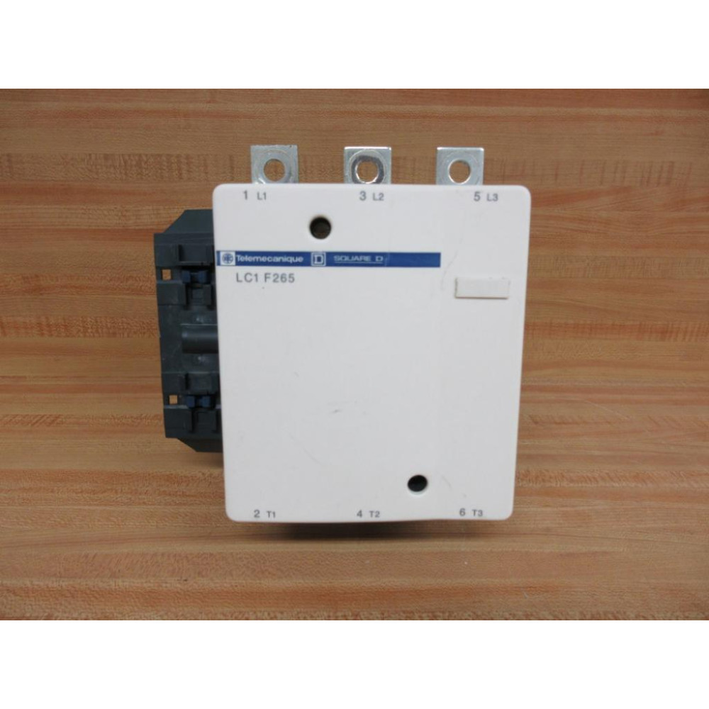 Square D LC1F265 Schneider Electric Contactor Telemecanique Without Lug And Ground Hardware - Used