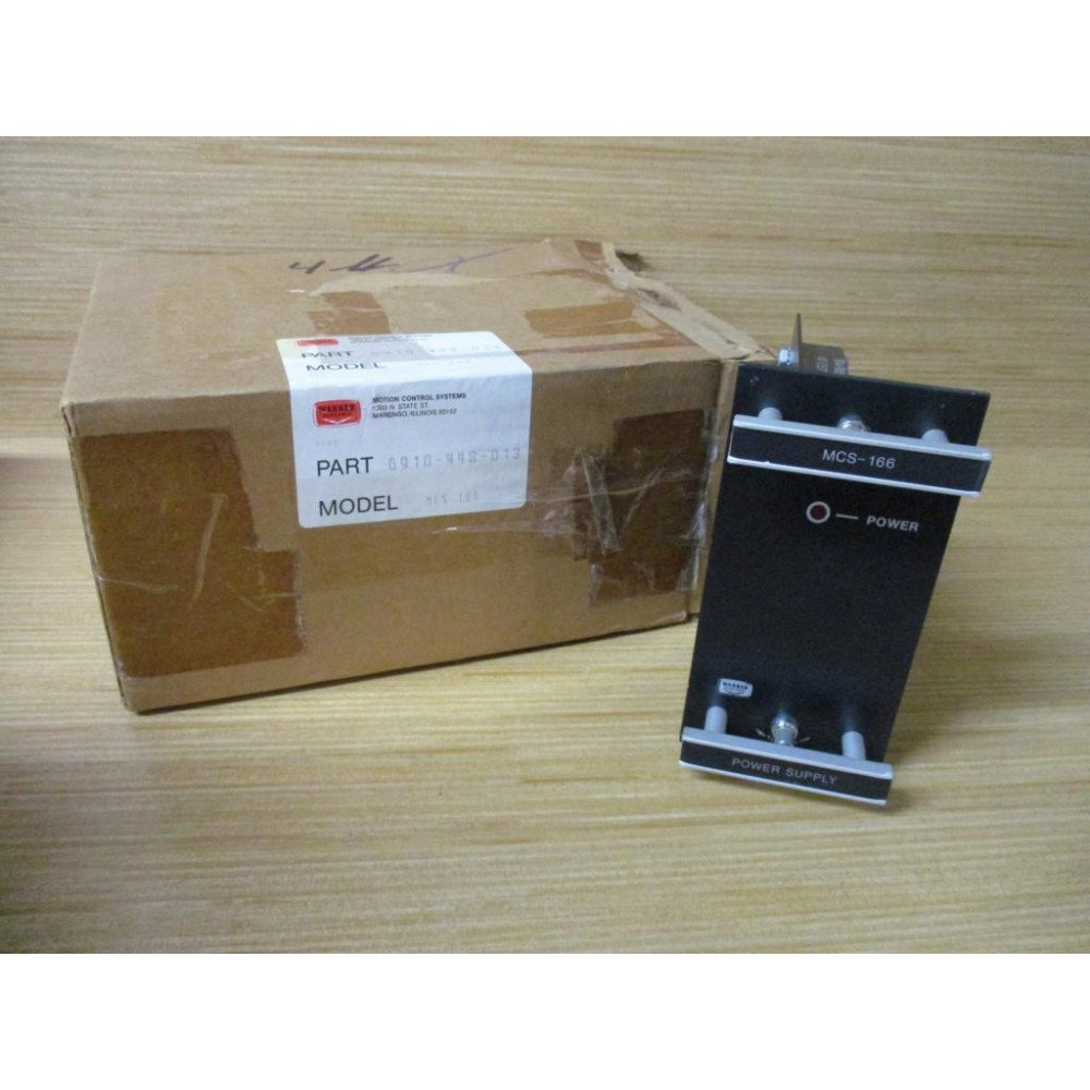 Warner Electric 6910-448-013 Power Supply Module MCS-166