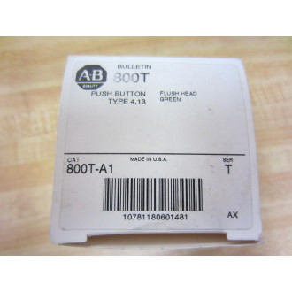 Allen Bradley 800T-A1 Push Button Green Series T
