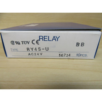 IDEC RY4S-U-AC24V Relay RY4S-U-24V AC (Pack of 10)
