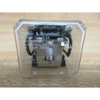 Potter & Brumfield KUMP11A18-24V Relay KUMP11A1824V - New No Box