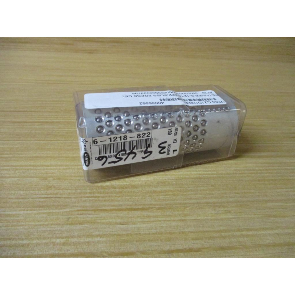 Danly 6-1218-822 Die Spring Ball Bearing Cage 61218822