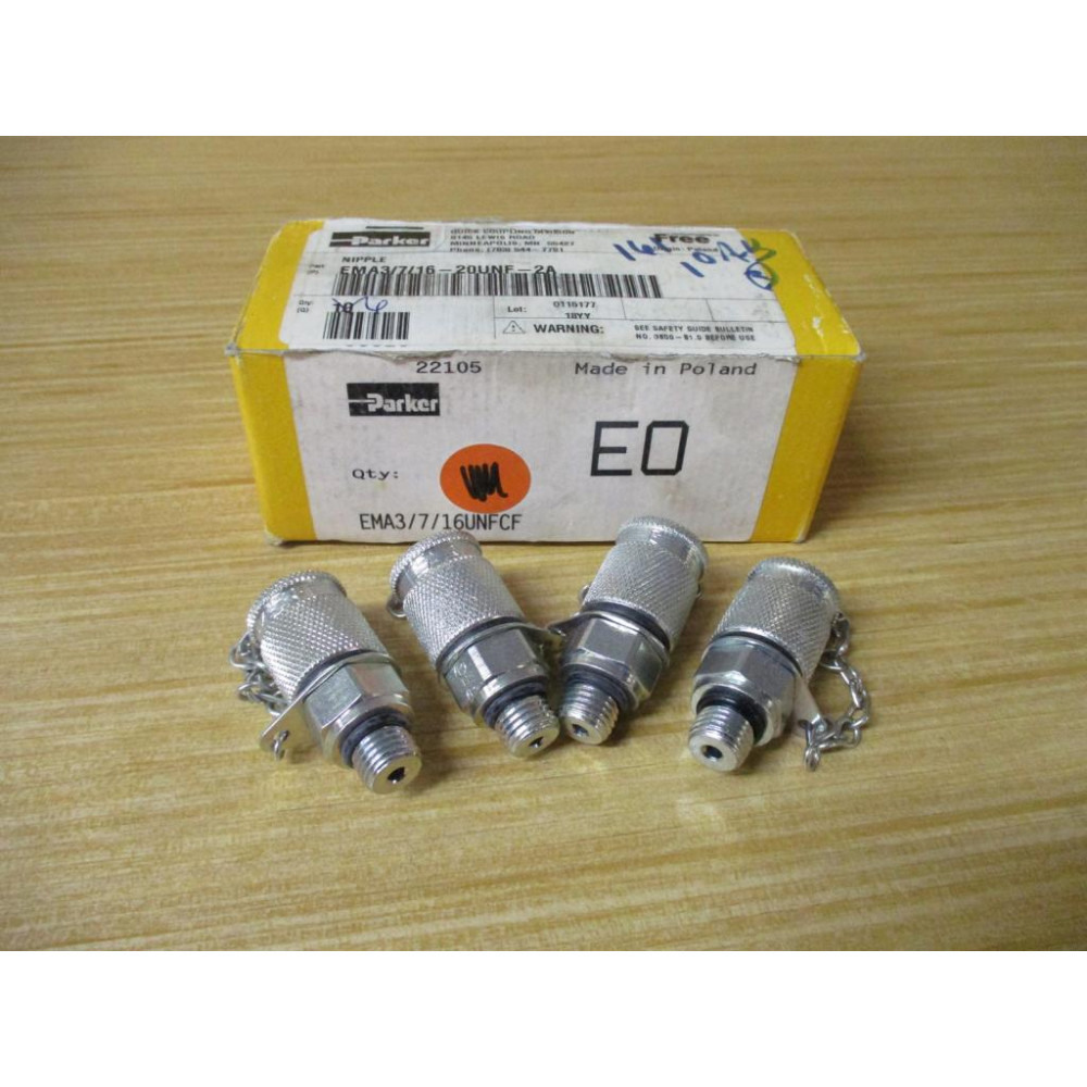 Parker EMA3716UNFCF SensoControl Test Points EMA3716-20UNF-2A (Pack of 4)