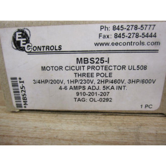 AEG 910-201-207 2,5- 4A MBS25 Starter  910-201-207-000