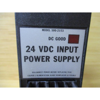 Texas Instruments 500-2153 24VDC Input Power Supply 5002153 - Used