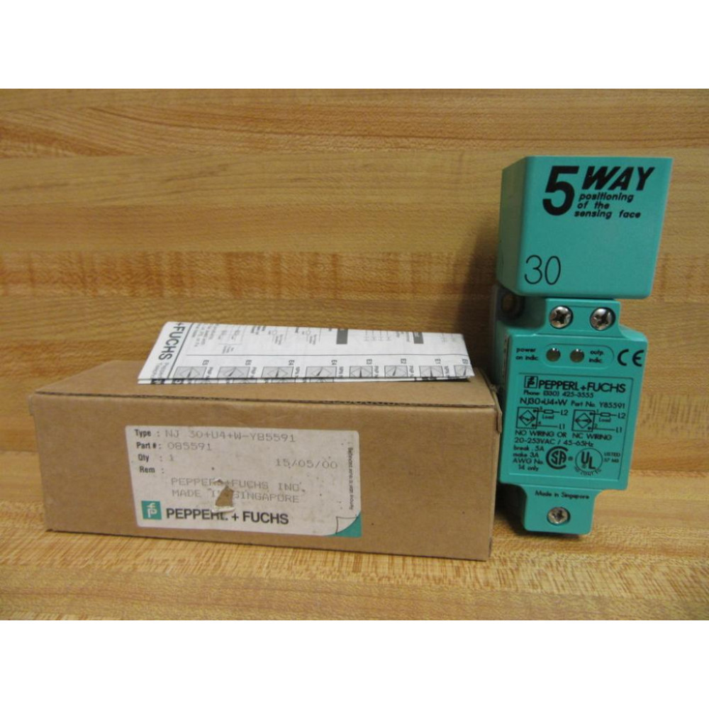 Pepperl + Fuchs NJ 30+U4+W-Y85591 Proximity Sensor 085591