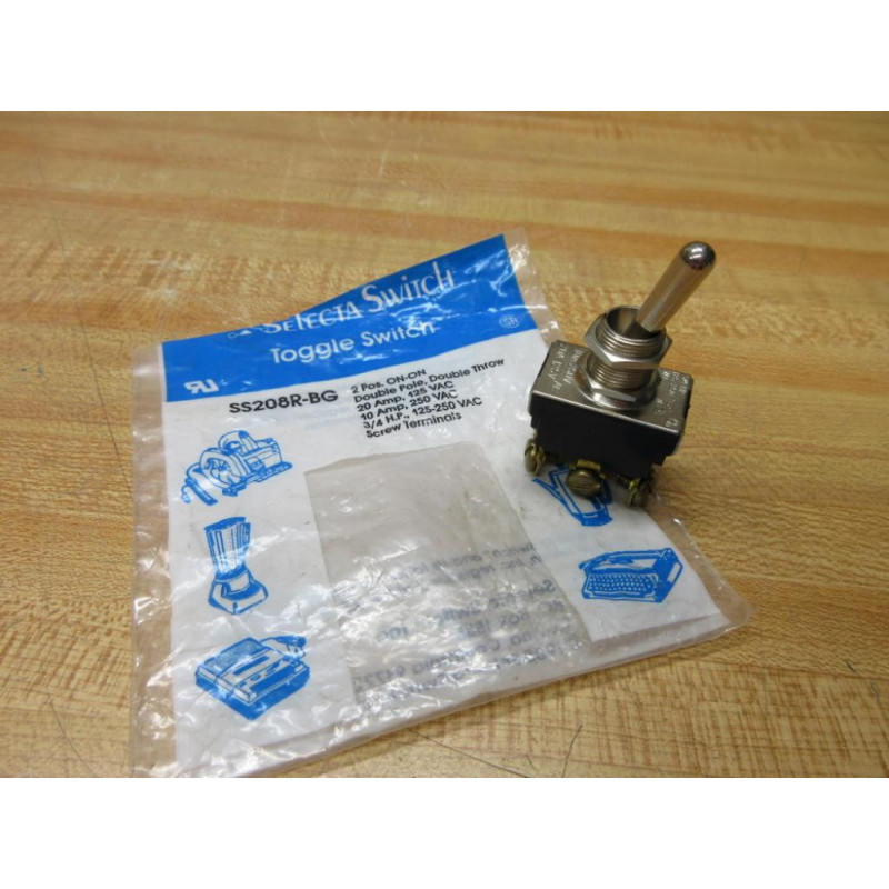 Selecta Switch SS208R-BG Toggle Switch SS208RBG