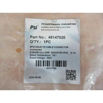 PowerSonic Industries 49147020 Cable Connector