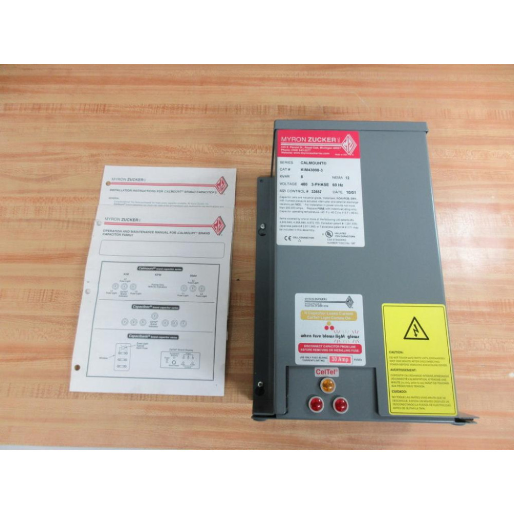 Myron Zucker KIM43008-3 Capacitors KIM430083 - New No Box