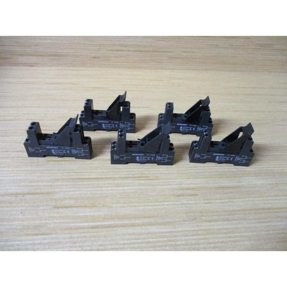 Schrack RT78625 Relay Socket (Pack of 5) - Used