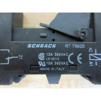 Schrack RT78625 Relay Socket (Pack of 5) - Used