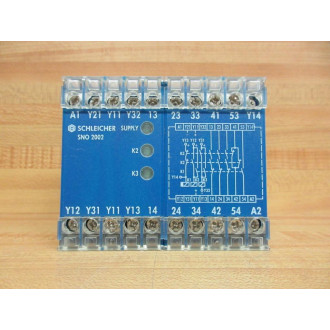 Schleicher SNO 2002-17 Safety Relay SNO200217 - Used