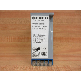 Schleicher SNO 2003-120 Relay SN0 2003-120 18813562 - New No Box