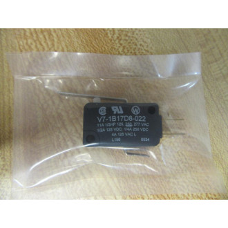 Micro Switch V7-1B17D8-022 Honeywell Limit Switch V71B17D8022 - New No Box