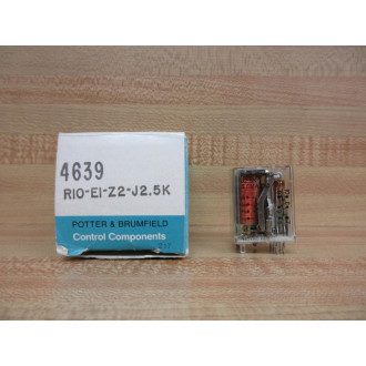 Potter & Brumfield RIO-E1-Z2-J2.5K Relay RIOE1Z2J25K