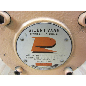 Koshin-Racine PSV-PSS0-20CRM PSVPSS020CRM Hydraulic Pump - Used