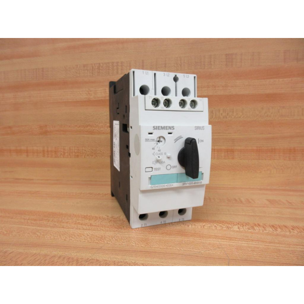 Siemens 3RV1031-4HA10 Circuit Breaker 40-50 AMP - Used