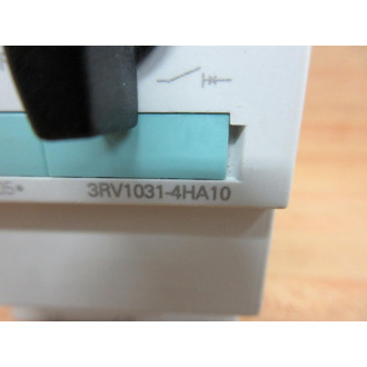 Siemens 3RV1031-4HA10 Circuit Breaker 3RV10314HA10 - Used