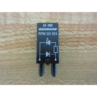 Schrack RPM GO 024 LED Protection Module RPM G0 024 - Used