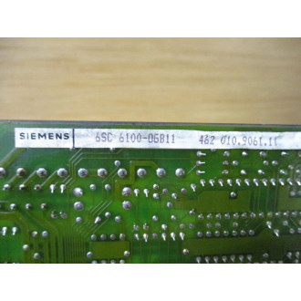 Siemens 6SC6100-0GB11 Board 6SC61000GB1 - Used