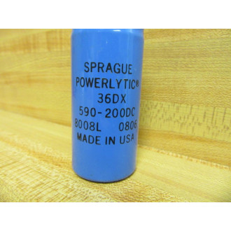 Sprague 36DX Capacitor 590-200DC - New No Box