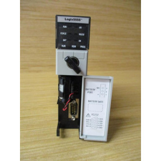 Allen Bradley 1756-L55 ProcessorMemory Module Rev. L01, 1756-M22, WKey - Used