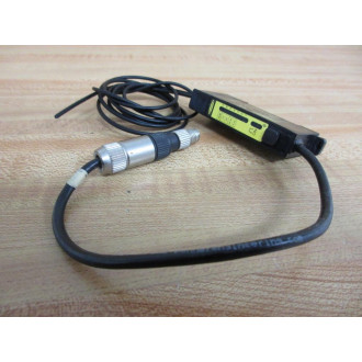 Banner D12EP6FP D12 Expert Fiber Optic Sensor 41965 With Connector - Used