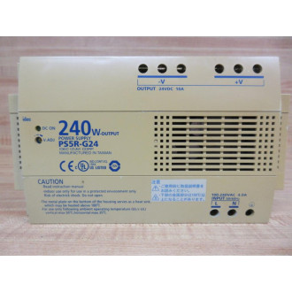 IDEC PS5R-SG24 Power Supply PS5RSG24 100-240VAC 4.0A - Used