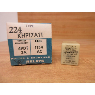 Potter & Brumfield KHP17A11-115VAC Relays KHP17A11115VAC