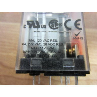 Eaton D2PF2AT1-24V DC Cutler Hammer Relay D2PF2AT1-24VDC