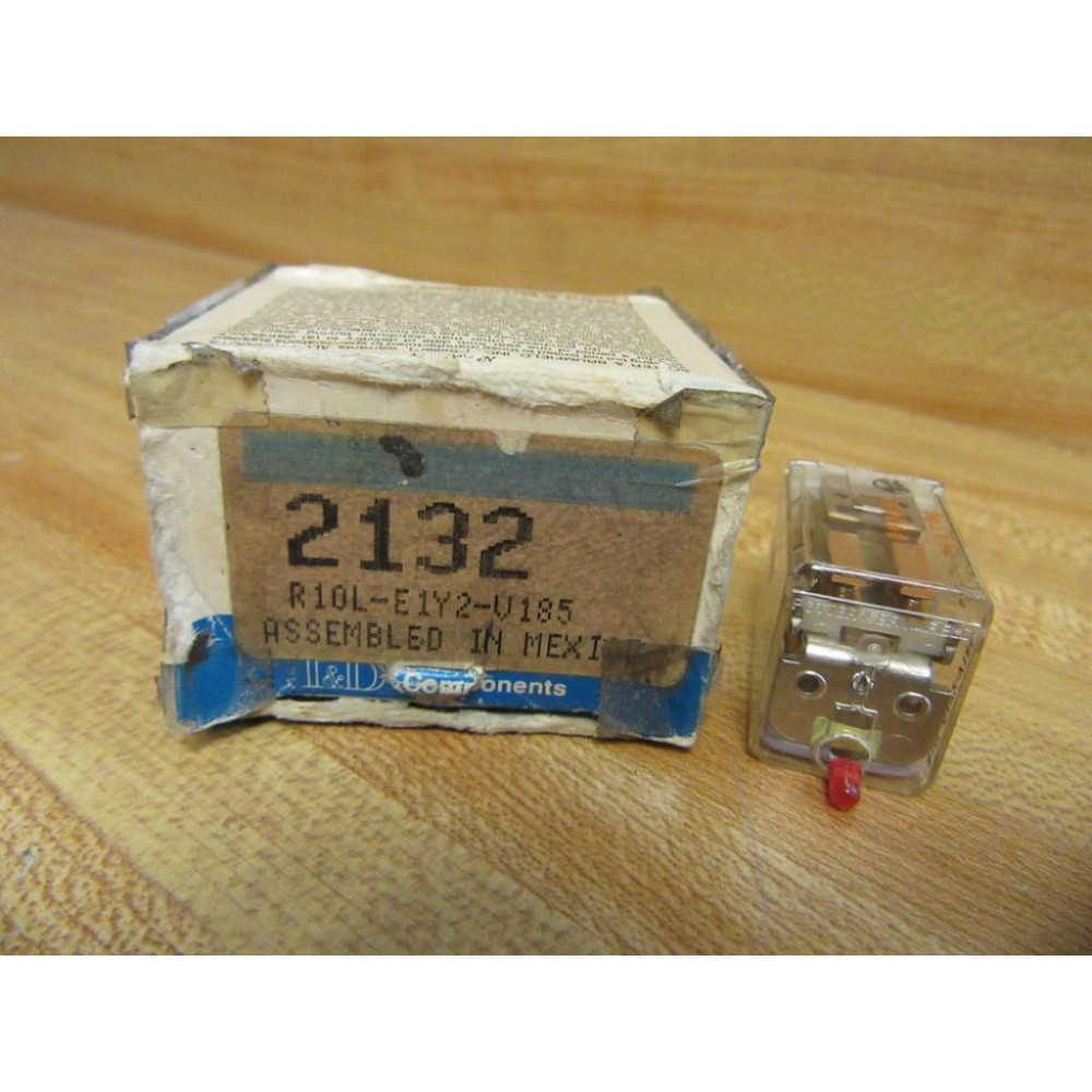 Potter & Brumfield R10L-E1Y2-V185-12VDC Relay R10LE1Y2V18512VDC