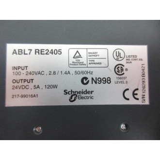 Telemecanique ABL-7-RE2405 Power Supply ABL7RE2405 - Used
